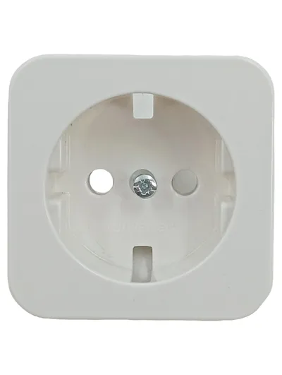 Merten 2744 Schuko Steckdose Aufputz Weiß Unterputz Einfachsteckdose