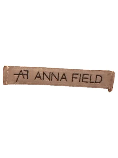 Anna Field Damen Strickkleid Langarm Streifen Colorblock XS camel/schwarz