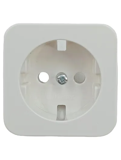 Merten 2744 Schuko Steckdose Aufputz Weiß 230V Unterputz Wandsteckdose