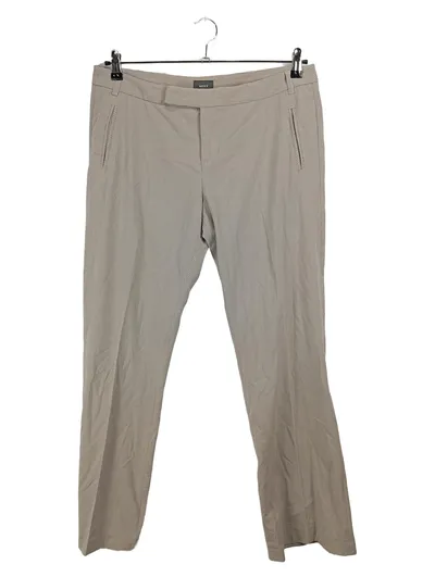 Mexx Stoffhose Damen Gr. 42 Beige Gestreift Business Elegant