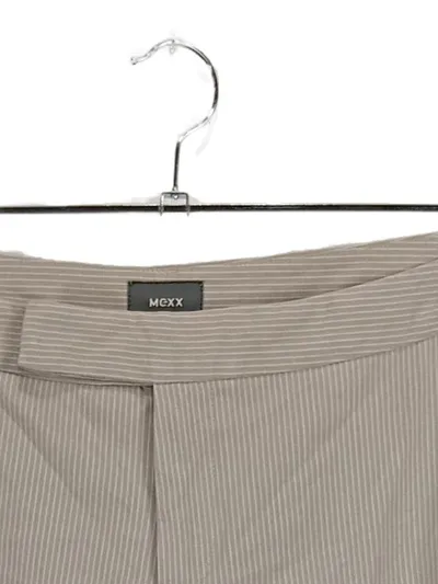 Mexx Stoffhose Damen Gr. 42 Beige Gestreift Business Elegant