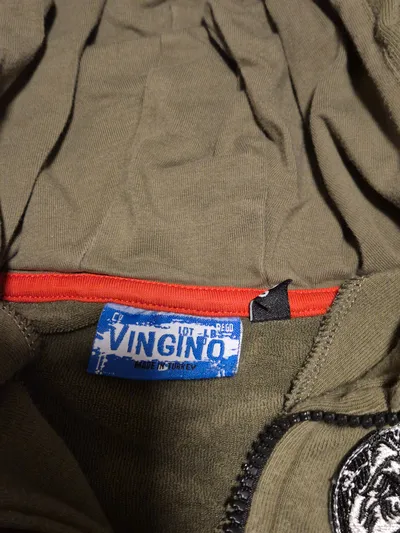 Vingino Kinder Sweatjacke Kapuzenjacke Gr. 86 Oliv Jungen