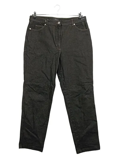 BRAX Feel Good Damen Jeans Regular Fit Gr. 44 Grau Baumwolle
