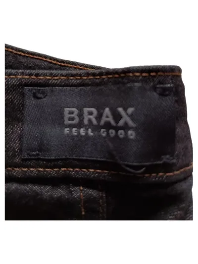 BRAX Feel Good Damen Jeans Regular Fit Gr. 44 Grau Baumwolle