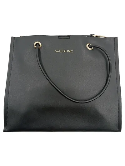 Valentino Henkeltasche Damen Schwarz Elegant Shopper Handtasche