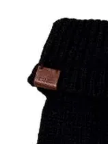 Esprit Strickhandschuhe Damen Herren Schwarz Uni Touchscreen Wolle