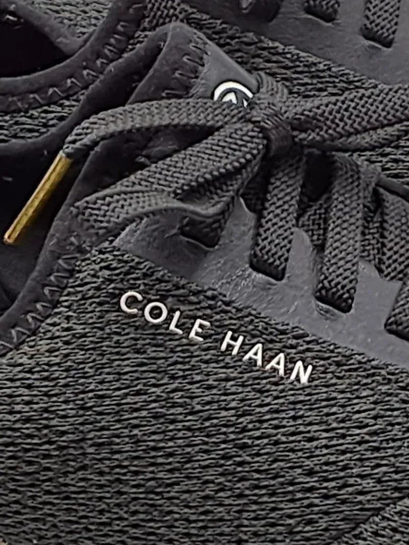 Cole Haan Damen Sneaker Low Gr. 40 Schwarz Leopard Animal-Print Knit 2
