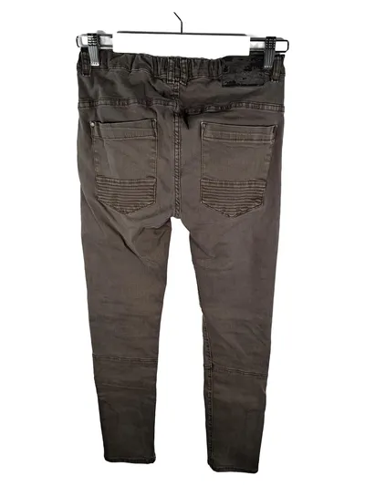 ZARA KIDS Biker Jeans Hose Kinder Gr. 164 Grau Stretch