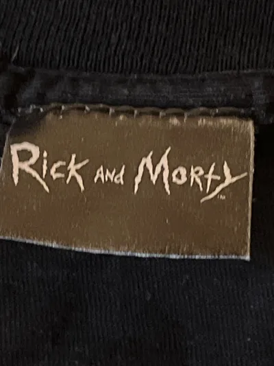 Rick and Morty Fanshirt Tiny Rick Portal Pocket T-Shirt Schwarz Gr. S