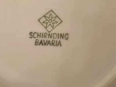 Schirnding Bavaria Untertasse Porzellan Weiß Quadratisch 14 cm