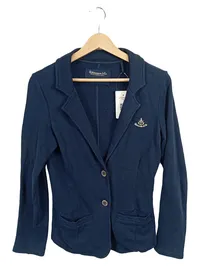 Adenauer & Co. Damen Sakko Blazer Navy Blau Gr. M Maritim Stickerei 1