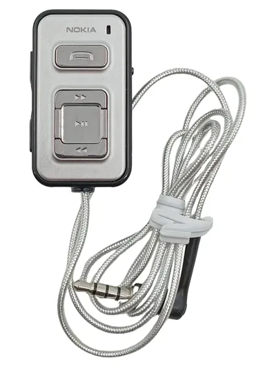 Nokia AD-43 Music Remote Adapter Fernbedienung 3,5mm Klinke Silber