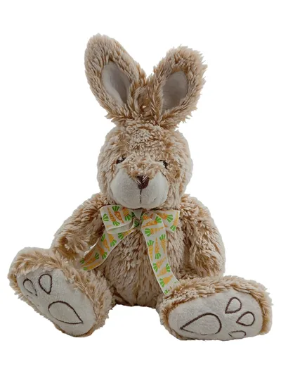 Besttoy Plüschhase Osterhase Kuscheltier Hase beige 30cm Schleife
