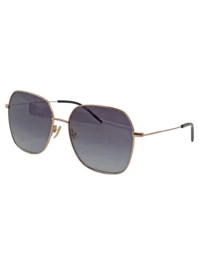 BOSS Sonnenbrille 1537, S Damen Herren Metall Elegant Farbverlauf Inkl. Etui