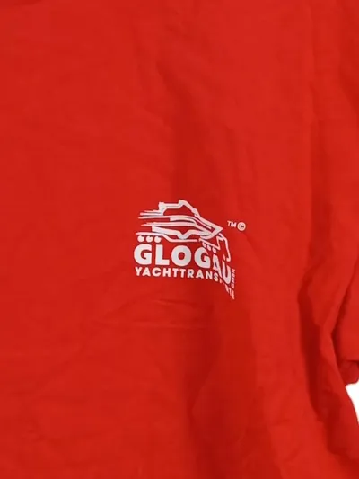 Fruit of the Loom Herren T-Shirt Glogau Yachttransporte Rot Gr. XL