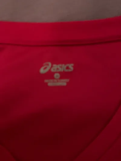 ASICS Damen Sport Shirt Laufshirt V-Neck Pink Gr. M 38 Kurzarm