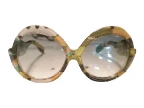 atelier GOLDNER Damen Sonnenbrille Retro Vintage Oversized Bunt Kunststoff
