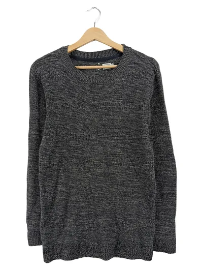 Eight2Nine Herren Pullover Strickpullover Grau Meliert Gr. L Baumwolle