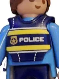 Playmobil Figuren Set Polizistin Zivilistin 2 Figuren Blau Kinder ab 4 Jahre 3