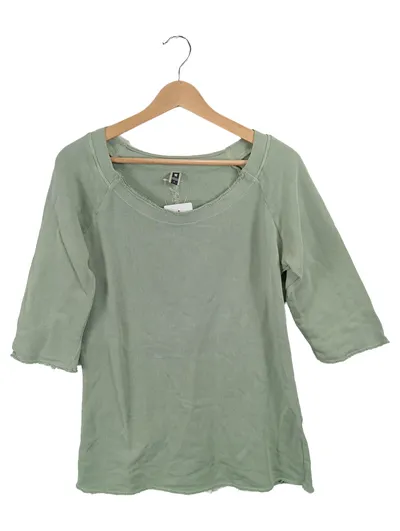 European Culture Pullover Damen Gr. L Mintgrün 3/4-Arm Casual