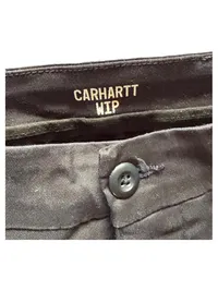 Carhartt WIP Chino Hose Herren Blau W33 L30 Streetwear Baumwolle 2