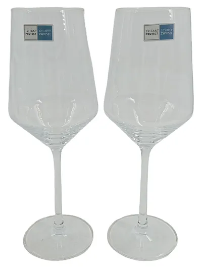 SCHOTT ZWIESEL Weinglas 2er Set Tritan Protect Kristallglas transparent