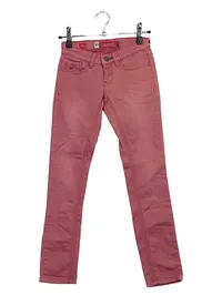 Blue Rebel Mädchen Jeans Slim Fit Rosa Gr. 134 Skinny Hose 1