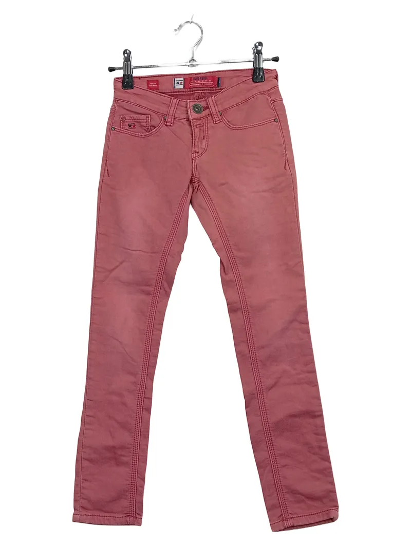 Blue Rebel Mädchen Jeans Slim Fit Rosa Gr. 134 Skinny Hose 1