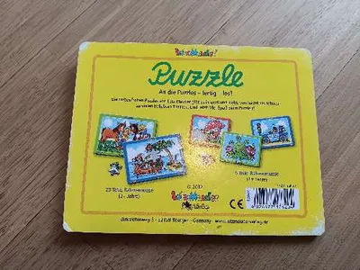 Lutz Mauder Steckpuzzle Traktor 6 Teile ab 1 Jahr Rahmenpuzzle Kinder