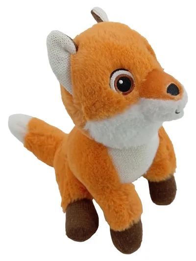 KNITTY FRIENDS Fuchs Plüschtier Kuscheltier 30cm Orange Weich