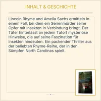Der Insektensammler - Jeffery Deaver - Blanvalet Kriminalroman Thriller 3