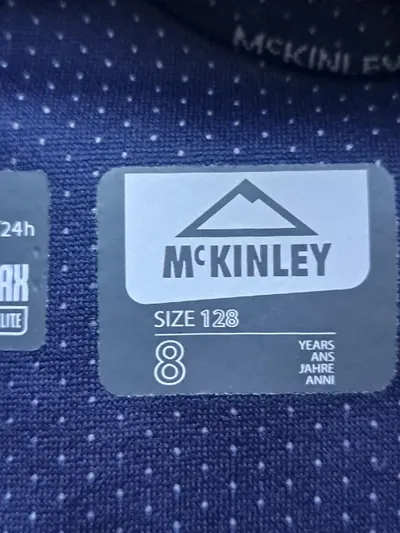 McKINLEY Kinder Softshelljacke Gr. 128 Blau Outdoor Ventmax Elite