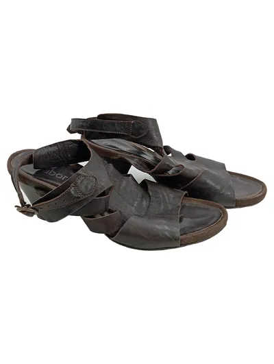 Gabor Damen Sandalen Leder Braun Größe 38 Komfort Riemensandalen