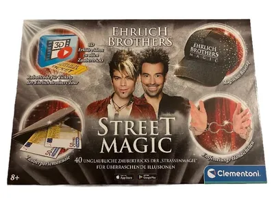 Clementoni Zauberkasten Ehrlich Brothers Street Magic 40 Tricks ab 8 Jahre