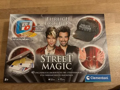 Clementoni Zauberkasten Ehrlich Brothers Street Magic 40 Tricks ab 8 Jahre