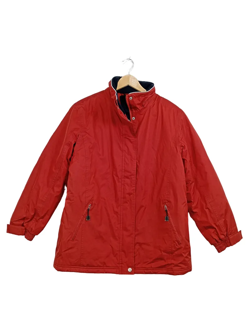 Crossfield Damen Outdoorjacke Gr. 36 Rot Polyester Windbreaker 1
