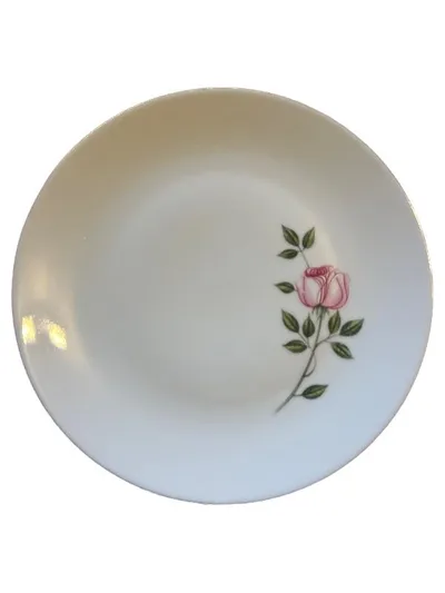 Scherzer Saskia Essteller 21 cm Porzellan Weiß Rosenmotiv Romantisch