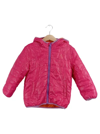 B.O. WirbelWind Steppjacke Kinder Mädchen Gr. 104 Pink Wendejacke