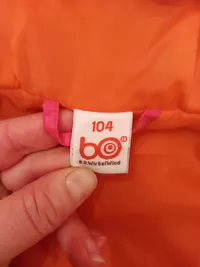 B.O. WirbelWind Steppjacke Kinder Mädchen Gr. 104 Pink Wendejacke 2