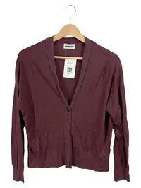 ARMEDANGELS Strickjacke Damen Gr. 42 XL Lila V-Ausschnitt Casual 1