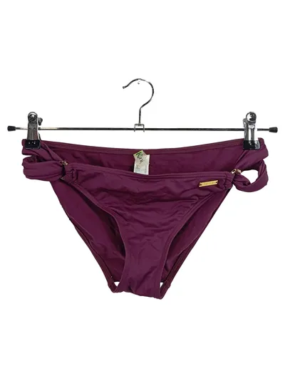 LASCANA Bikinihose Damen Gr. 36 Lila Seitliche Knoten Bordeaux NEU