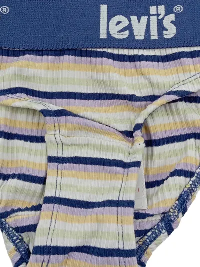 Levi's Kinder Slip Unterhose Gr. 122-128 Gestreift Mehrfarbig Baumwolle
