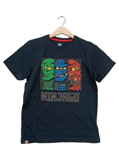 LEGO Ninjago Fanshirt Kinder Gr. 146/152 Schwarz T-Shirt Kurzarm