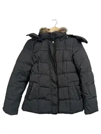 Brookshire Damen Winterjacke Daunenjacke Fellkragen Schwarz Gr. XS 1