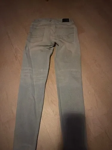 American Eagle Outfitters Damen Slim Fit Jeans XS W26 Hellblau Stretch