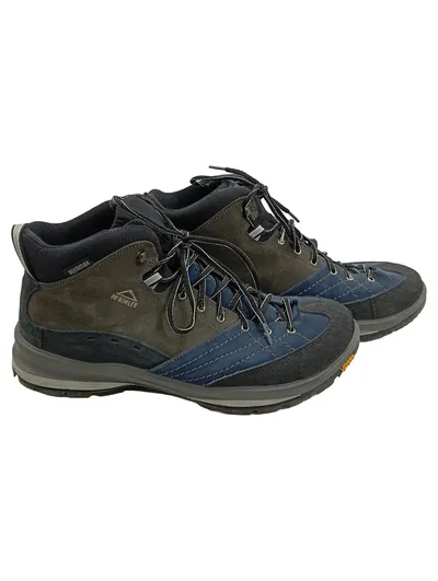 McKINLEY Wanderschuhe Herren Outdoorschuhe Gr. 46 Blau Grau Wasserdicht