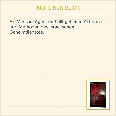 Der Mossad - Victor Ostrovsky - Knaur Verlag - Politikbuch Geheimdienst Israel