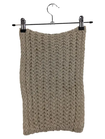 Darling Harbour Strickschal Schlauchschal Beige Wolle Damen 84x28cm