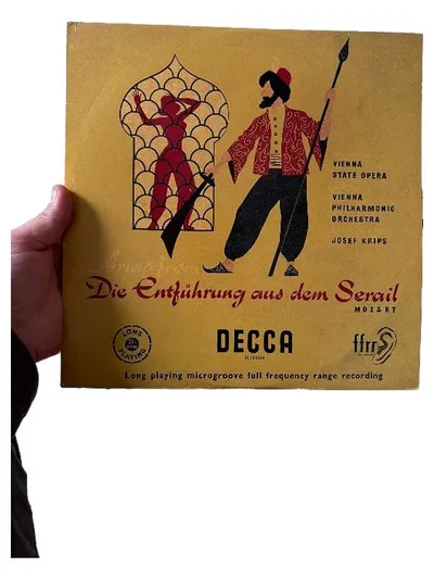 Mozart Die Entführung aus dem Serail Decca Vinyl LP Wiener Philharmoniker Krips