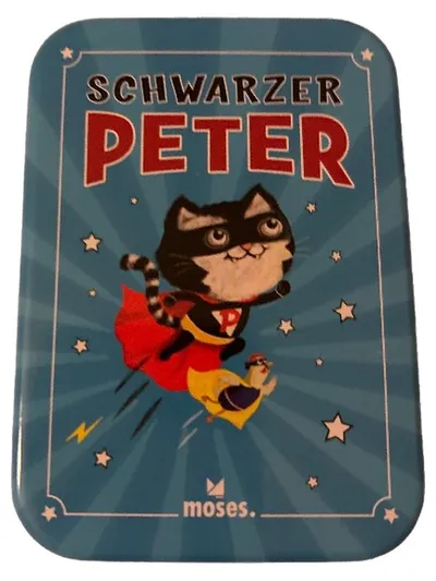 moses. Verlag Schwarzer Peter Kartenspiel in Metalldose ab 4 Jahre